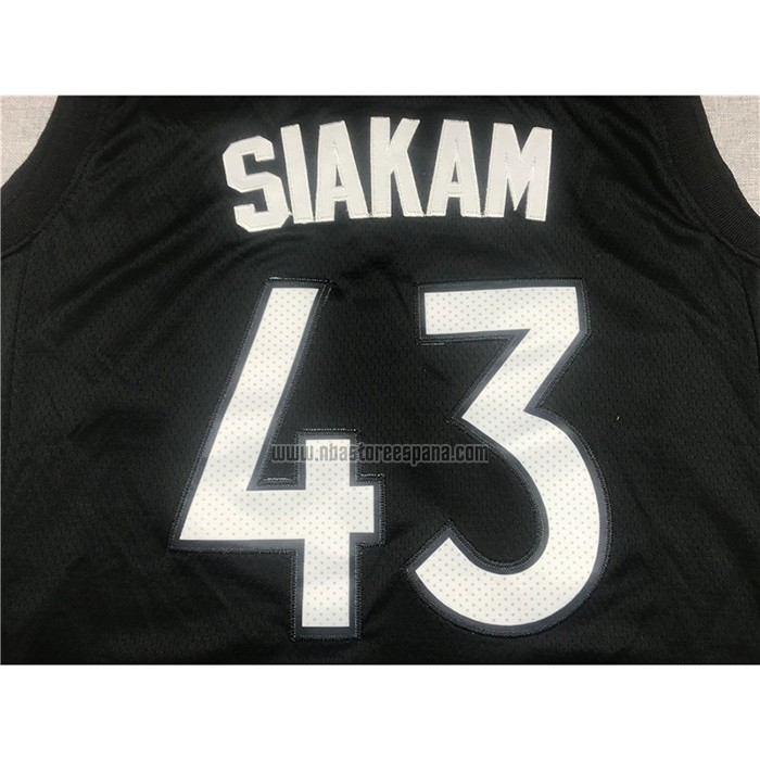 Camiseta Toronto Raptors Pascal Siakam NO 43 Earned 2020-21 Negro Violeta